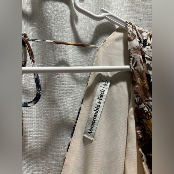 Abercrombie Floral Plunge Mini Dress - Picture 4 of 4